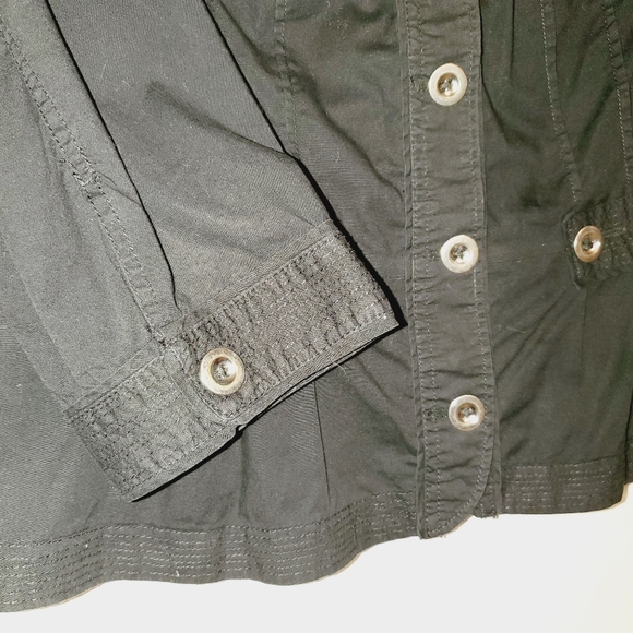 Christopher & Banks Crop Button Up Jacket 317 - Picture 4 of 5